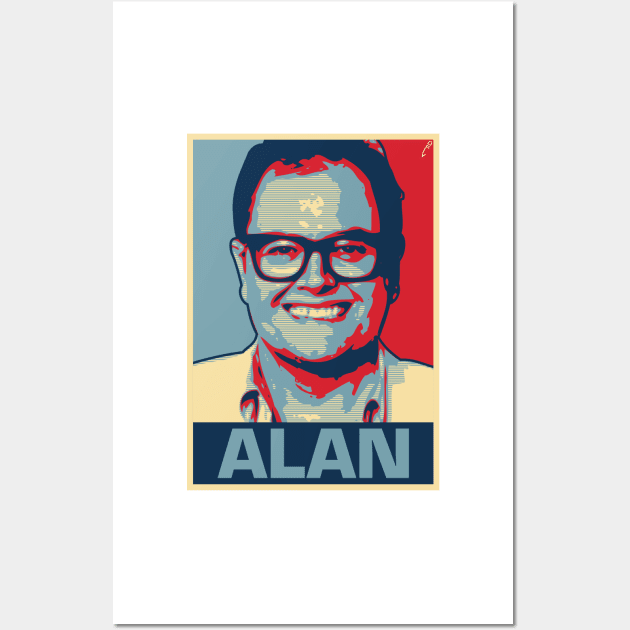 Alan Wall Art by DAFTFISH